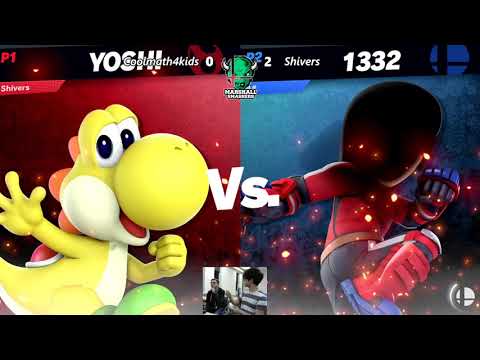 MS 2/11/20 - Shivers (Yoshi) vs coolmath4kids (Mii Brawler, Incineroar) - Grand Finals - SSBU
