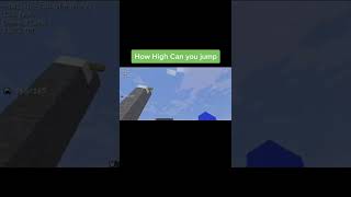 How High Can You Jump #minecrafthack #javaedition #jplayer 424