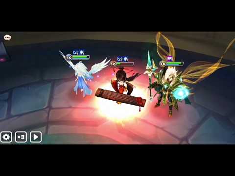 Summoners War: Hongyeon combo test with Odin and Amelia so OP Fire Citara.