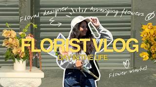 Small business Florist Vlog | Flower market run & arranging flowers as gifts for family birthdays
