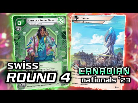 Netrunner Canadian Nationals 2023: Swiss Round 4 - Android: Netrunner