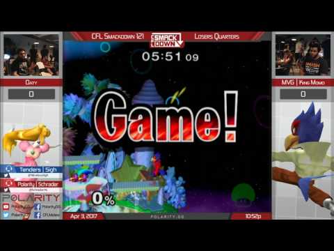 CFL Smackdown 121 Melee - Oaty (Peach) vs MVG King Momo (Falco) - Losers Quarters