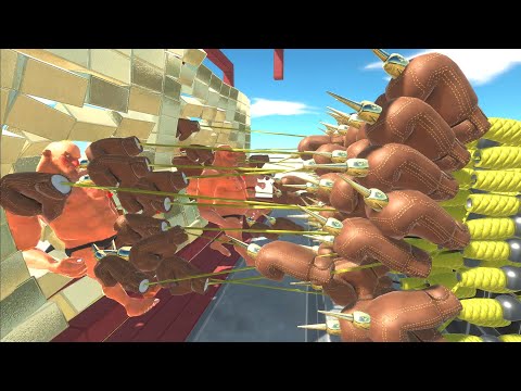 100X FISTS OF IRON vs EVERY UNIT - Animal Revolt Battle Simulator