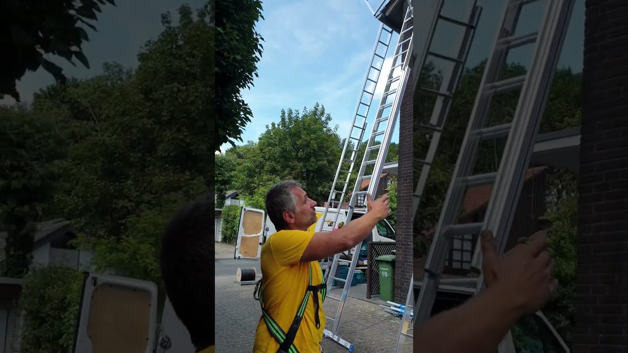 Gerüste für die Solaranlage