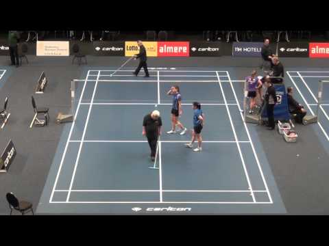 2016 Dutch National Badminton Championships - WD R16 - Barning/Tabeling vs. Djajawasito/Sibbald