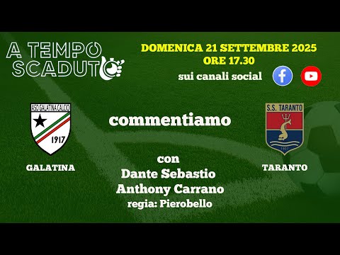 21/09/2025 - GALATINA - TARANTO - ATEMPO SCADUTO