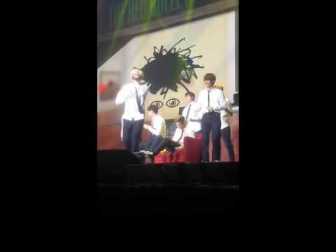 150808 BTS Blanket kick #TRBINBKK