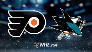 Simmonds tallies hat trick to lead Flyers past Sharks