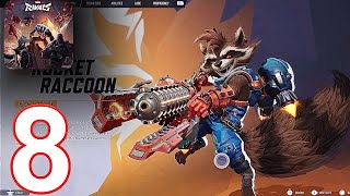 Marvel: Rivals - No Commentary Gameplay Walkthrough Part 8 - Rocket Raccoon (PS5)