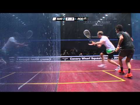 Squash : Canary Wharf Classic 2013 - Rd1 Roundup pt4 - Matthew-Rodriguez & Walker-Coppinger