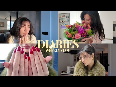 new hairstyle, new nails, unboxing | weekly vlog!