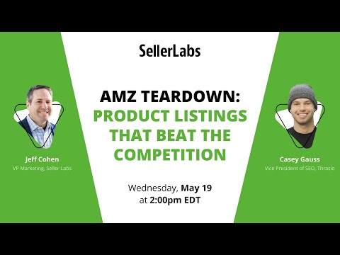 AMZ Teardown: Product Listings that Beat the Competition