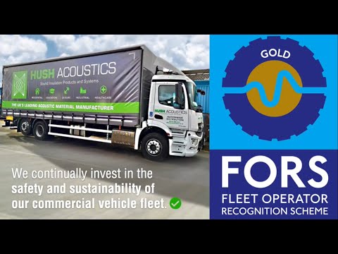 Hush Acoustics' vehicles are FORS Gold accredited