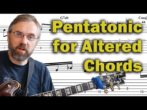 Melodic Minor Pentatonic Scale for Altered Chords - Modern Jazz Guitar Secrets