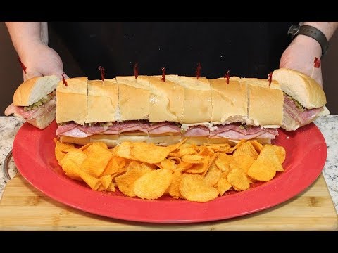Super Party Sub! (4 Delicious Meats and 2 Great Cheeses)