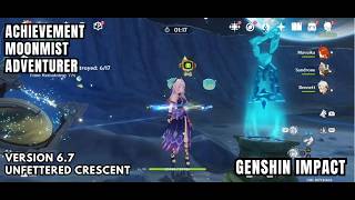 [Genshin Impact Achievement] Moonmist Adventurer: Complete Time Trial Challenges In Frost Moon