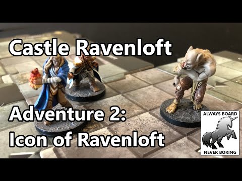Dungeons & Dragons Castle Ravenloft Board Game Playthrough | Let's Play Adventure 2: Find the Icon