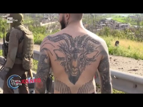 Ucraina, le immagini da incubo del battaglione Azov dopo la resa - Porta a porta 24/05/2022