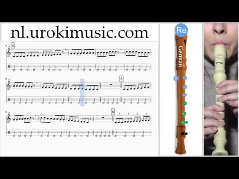 Blokfluit G. Leren Spelen Sam Smith Stay With Me Blokfluitles Deel#1 Studie Klasse Muzieknoten