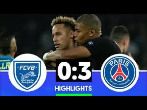 Villefranche vs PSG 0 3 Highlights & All Goals   2019 France Cup