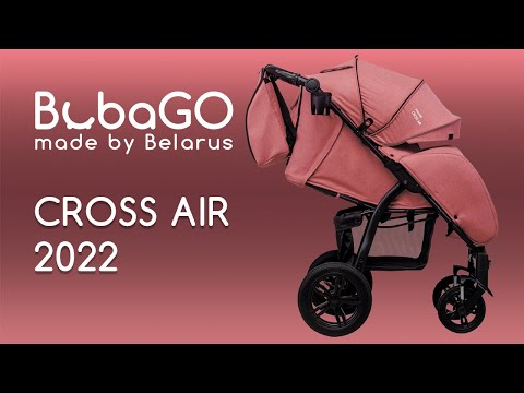 Миниатюра изображения товара Детская прогулочная коляска Bubago Model Cross Air / BG 114-1 (лилово-серый)
