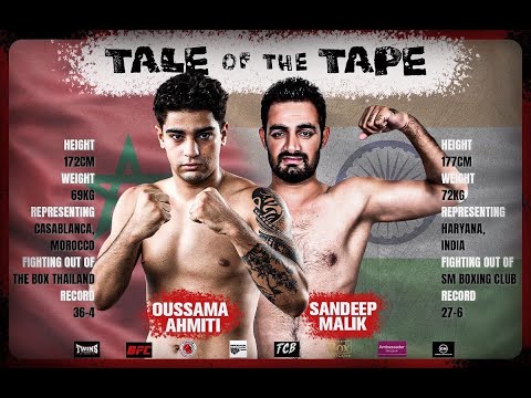 TBC Fight Night 1 - CO MAIN EVENT (Light Middleweight Fight) - Oussama Ahmiti v Sandeep Malik