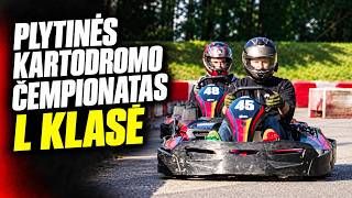 Plytinės kartodromo čempionatas: L klasė ir džokerio taktika