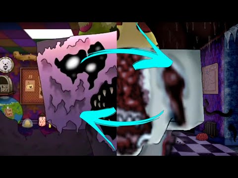 OWaF fanmade and Flumpty's dead friends but their jumpscares are swaped