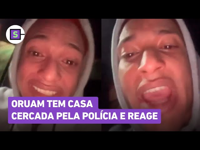 Oruam: rapper jogou pedras e ofendeu policiais durante operação