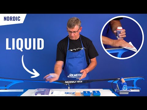 Using liquid waxes correctly - cross-country ski preparation (ski care tutorial)