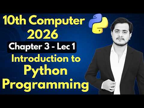 Introduction To Python Programming 10th Class Computer Chapter 3