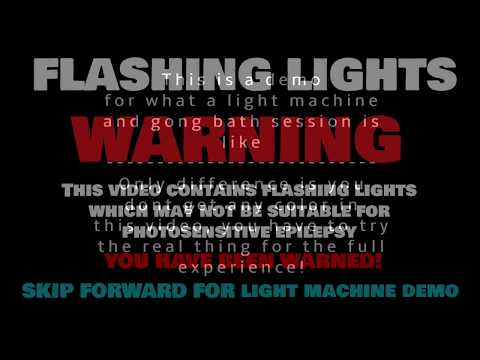 🎧✨ Free Psychedelic✨ ✌ Light Machine & Gong Bath session 🌌🎧