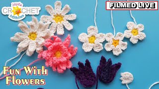 CROCHET - Fun With Flowers 🌼 Jayda InStitches Live CAL 🌼 April 30, 2025
