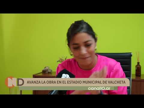 Avanza la obra en el Estadio Municipal de Valcheta