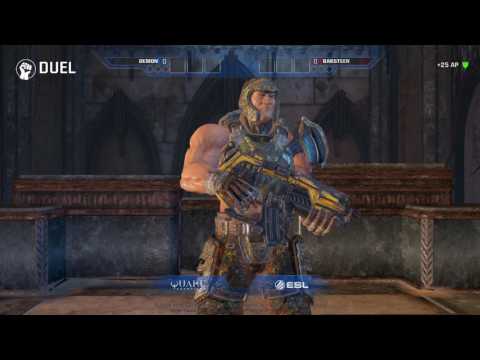 Quake - dem0n vs. Baksteen [1v1] - Quake World Championships - Ro16 EU Qualifier #2