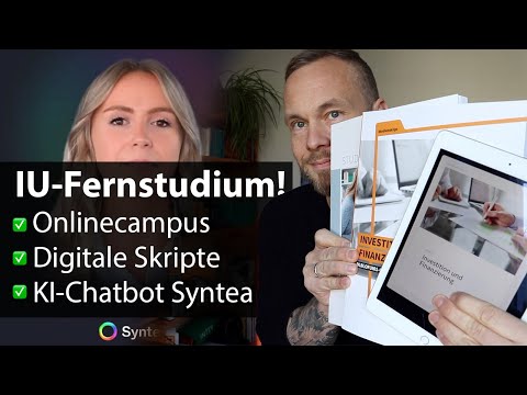IU-Fernstudium 💻 Ich zeige Onlinecampus, Skripte, Syntea & Co. (2024)