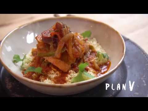 Guiso de pollo y chorizo