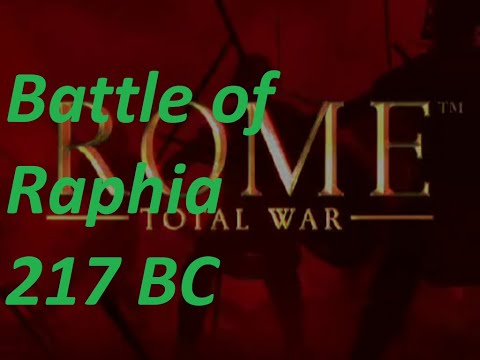 Historical Battle of Raphia 217 BC