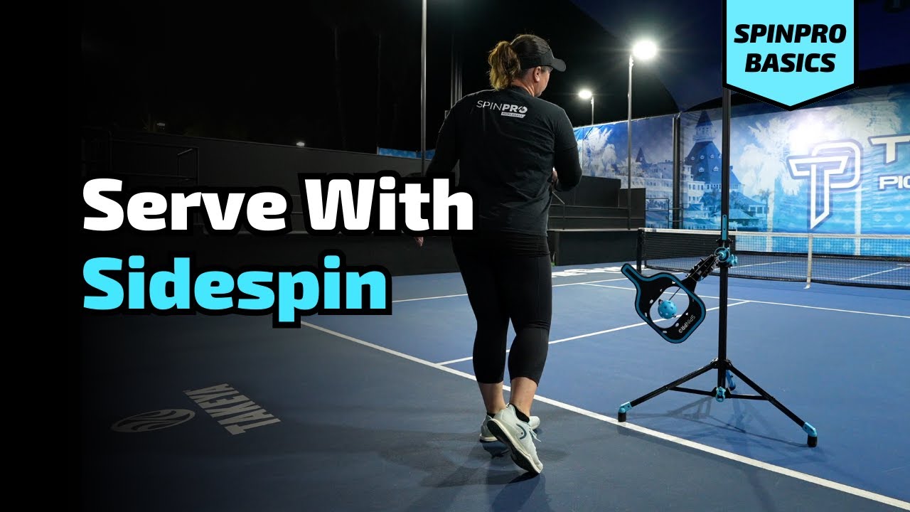How to SLICE SERVE in pickleball | SpinPro for Pickleball Academy