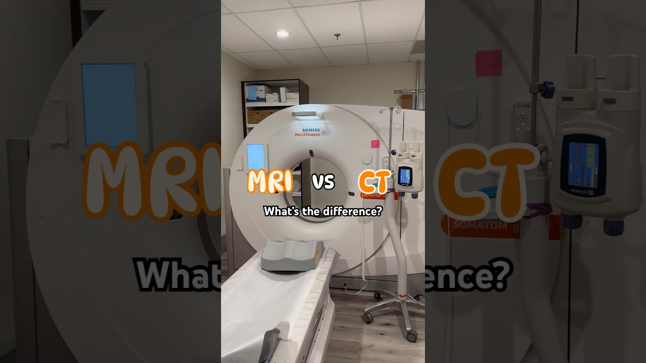MRI vs CT, what’s the difference? 🤔