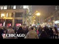 Beautiful CHICAGO Christmas 2023 Weekend ✨Saturday | December 23, 2023 [4k 60fps