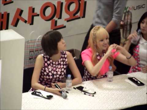 130707 헬로비너스 (Hello Venus) 대구 팬사인회 - 톰 & 제리! (라임♡윤조)