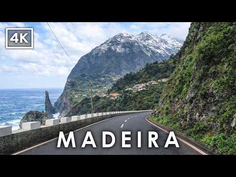 SNOW ON MADEIRA! ❄️🇵🇹 | From Snowy Mountains to Warm Ocean (4K Drive)