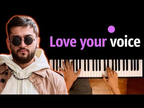 Jony - Love your voice ● караоке | PIANO_KARAOKE ● ᴴᴰ + НОТЫ & MIDI