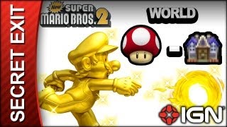 New Super Mario Bros 2 - Secret Exit Guide - World