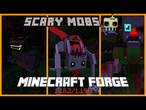 Spooky But Mostly Horrifying! (Scary Mobs and Bosses) - Minecraft Forge 1.18.2-1.19.2 Mod Showcase