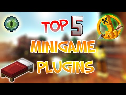 Top 5 MINIGAME Plugins | Minecraft