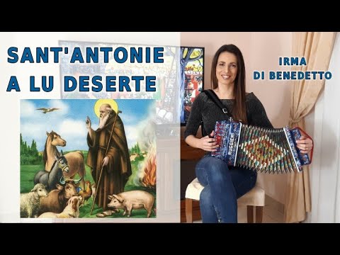 SANT'ANTONIE A LU DESERTE (live) IRMA DI BENEDETTO - Organetto Abruzzese Accordion