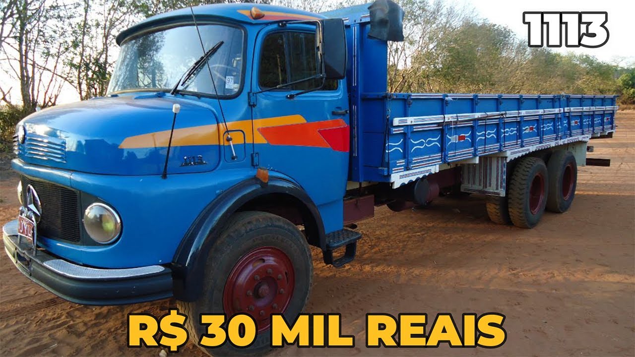 MERCEDES BENZ 1113 TRUCK À VENDA POR APENAS 30 MIL REAIS