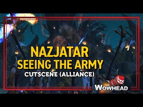 Nazjatar Seeing the Army Cinematic - Alliance